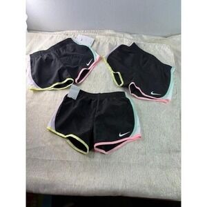 Three pairs of kids Nike dri fit short size 6